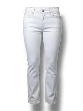 Foster Jeans Women’s Veronica Bootcut White Jeans Mid-Rise White, size 14